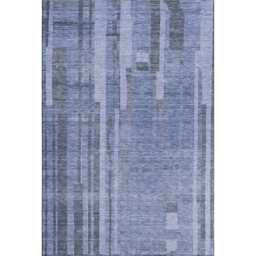 Piper Looms Mayfield Stripes AMF1063 Denim Machine Washable Area Rug main image
