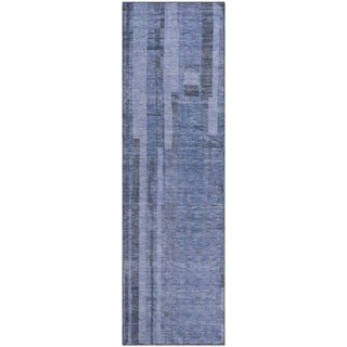 Piper Looms Mayfield Stripes AMF1063 Denim Machine Washable Area Rug Runner Main Image