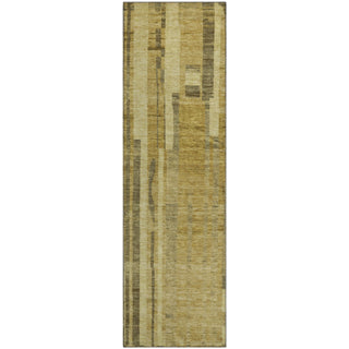 Piper Looms Mayfield Stripes AMF1063 Gold Machine Washable Area Rug Runner Main Image