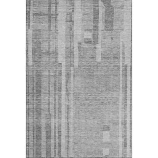 Piper Looms Mayfield Stripes AMF1063 Gray Machine Washable Area Rug main image