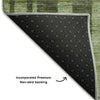 Piper Looms Mayfield Stripes AMF1063 Green Machine Washable Area Rug Backing Image