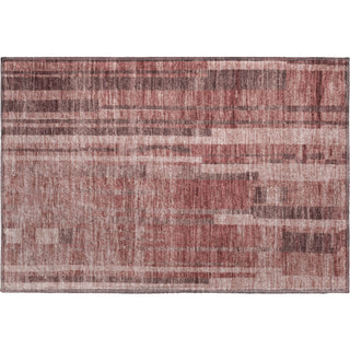 Piper Looms Mayfield Stripes AMF1063 Paprika Machine Washable Area Rug Scatter Main Image