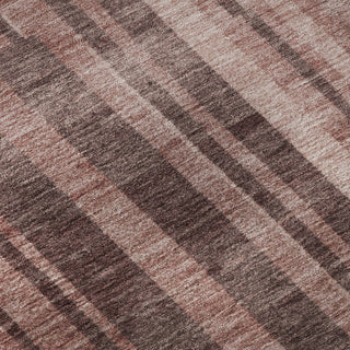 Piper Looms Mayfield Stripes AMF1063 Paprika Machine Washable Area Rug Swatch Image