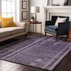 Piper Looms Mayfield Stripes AMF1063 Purple Machine Washable Area Rug Lifestyle Image Feature