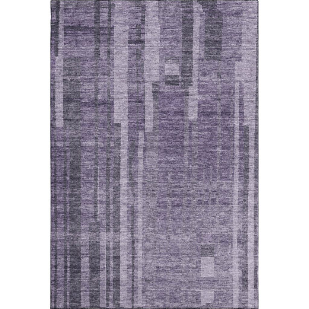 Piper Looms Mayfield Stripes AMF1063 Purple Machine Washable Area Rug main image