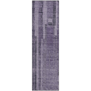 Piper Looms Mayfield Stripes AMF1063 Purple Machine Washable Area Rug Runner Main Image