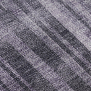 Piper Looms Mayfield Stripes AMF1063 Purple Machine Washable Area Rug Swatch Image