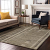 Piper Looms Mayfield Stripes AMF1063 Taupe Machine Washable Area Rug Lifestyle Image Feature