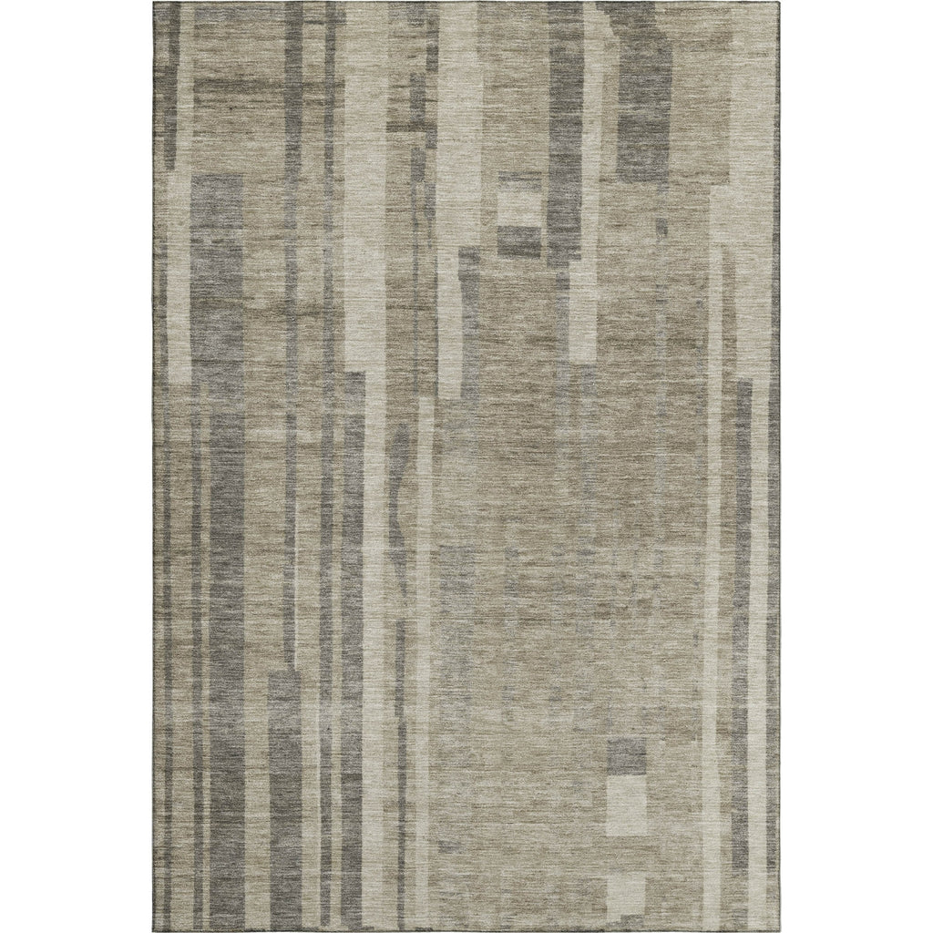 Piper Looms Mayfield Stripes AMF1063 Taupe Machine Washable Area Rug main image