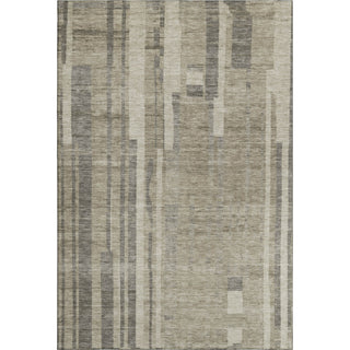 Piper Looms Mayfield Stripes AMF1063 Taupe Machine Washable Area Rug main image