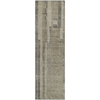 Piper Looms Mayfield Stripes AMF1063 Taupe Machine Washable Area Rug Runner Main Image