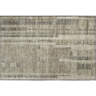 Piper Looms Mayfield Stripes AMF1063 Taupe Machine Washable Area Rug Scatter Main Image