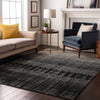 Piper Looms Mayfield Ombre AMF1064 Black Machine Washable Area Rug Lifestyle Image Feature