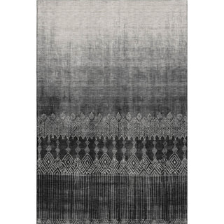 Piper Looms Mayfield Ombre AMF1064 Black Machine Washable Area Rug main image