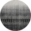 Piper Looms Mayfield Ombre AMF1064 Black Machine Washable Area Rug Round Main Image