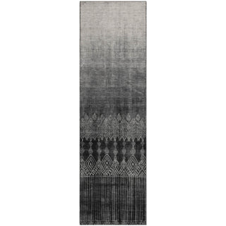 Piper Looms Mayfield Ombre AMF1064 Black Machine Washable Area Rug Runner Main Image