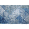 Piper Looms Mayfield Diamond AMF1065 Blue Machine Washable Area Rug Scatter Main Image