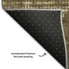 Piper Looms Mayfield Diamond AMF1065 Brown Machine Washable Area Rug Backing Image