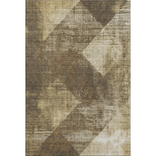 Piper Looms Mayfield Diamond AMF1065 Brown Machine Washable Area Rug main image