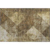 Piper Looms Mayfield Diamond AMF1065 Brown Machine Washable Area Rug Scatter Main Image