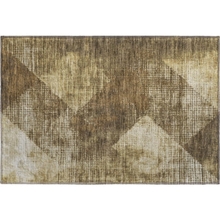 Piper Looms Mayfield Diamond AMF1065 Brown Machine Washable Area Rug Scatter Main Image