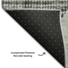 Piper Looms Mayfield Diamond AMF1065 Gray Machine Washable Area Rug Backing Image
