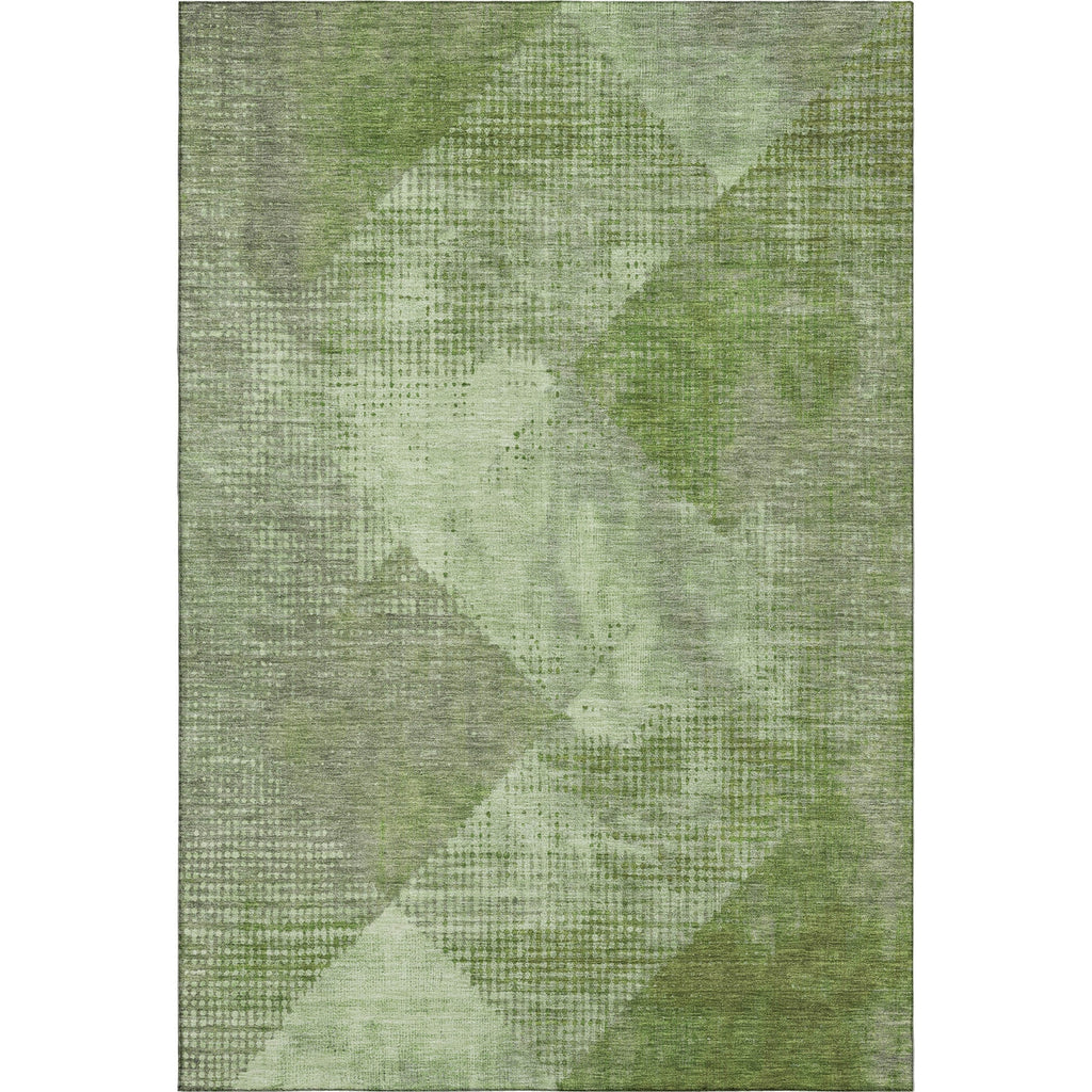 Piper Looms Mayfield Diamond AMF1065 Green Machine Washable Area Rug main image