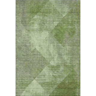 Piper Looms Mayfield Diamond AMF1065 Green Machine Washable Area Rug main image