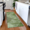 Piper Looms Mayfield Diamond AMF1065 Green Machine Washable Area Rug Runner Lifestyle Image Feature