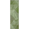 Piper Looms Mayfield Diamond AMF1065 Green Machine Washable Area Rug Runner Main Image