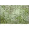 Piper Looms Mayfield Diamond AMF1065 Green Machine Washable Area Rug Scatter Main Image
