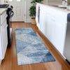 Piper Looms Mayfield Diamond AMF1065 Sky Machine Washable Area Rug Runner Lifestyle Image Feature