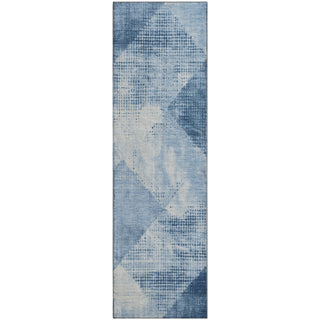 Piper Looms Mayfield Diamond AMF1065 Sky Machine Washable Area Rug Runner Main Image