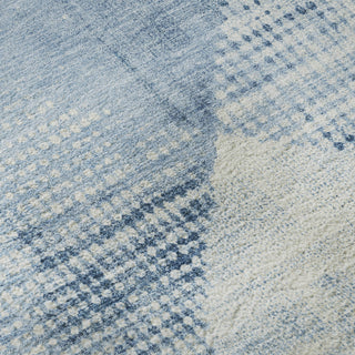 Piper Looms Mayfield Diamond AMF1065 Sky Machine Washable Area Rug Swatch Image