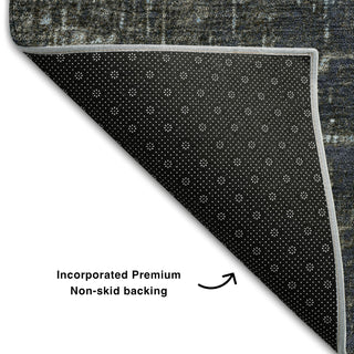 Piper Looms Mayfield Ombre AMF1066 Blue Machine Washable Area Rug Backing Image