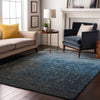 Piper Looms Mayfield Ombre AMF1066 Blue Machine Washable Area Rug Lifestyle Image Feature
