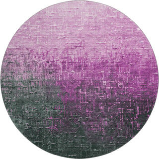 Piper Looms Mayfield Ombre AMF1066 Blush Machine Washable Area Rug Round Main Image