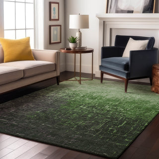 Piper Looms Mayfield Ombre AMF1066 Green Machine Washable Area Rug Lifestyle Image Feature