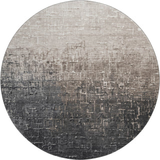 Piper Looms Mayfield Ombre AMF1066 Khaki Machine Washable Area Rug Round Main Image