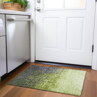 Piper Looms Mayfield Ombre AMF1066 Lime Machine Washable Area Rug Scatter Lifestyle Image Feature