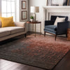 Piper Looms Mayfield Ombre AMF1066 Paprika Machine Washable Area Rug Lifestyle Image Feature