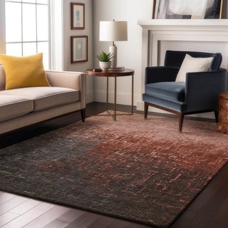 Piper Looms Mayfield Ombre AMF1066 Paprika Machine Washable Area Rug Lifestyle Image Feature