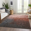 Piper Looms Mayfield Ombre AMF1066 Paprika Machine Washable Area Rug Lifestyle Image Feature
