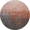 Piper Looms Mayfield Ombre AMF1066 Paprika Machine Washable Area Rug Round Main Image