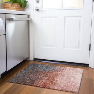 Piper Looms Mayfield Ombre AMF1066 Paprika Machine Washable Area Rug Scatter Lifestyle Image Feature