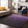 Piper Looms Mayfield Ombre AMF1066 Purple Machine Washable Area Rug Lifestyle Image Feature