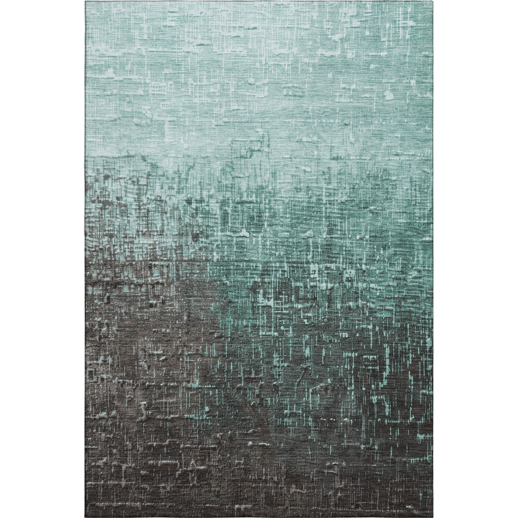 Piper Looms Mayfield Ombre AMF1066 Teal Machine Washable Area Rug main image