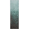 Piper Looms Mayfield Ombre AMF1066 Teal Machine Washable Area Rug Runner Main Image