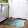 Piper Looms Mayfield Ombre AMF1066 Teal Machine Washable Area Rug Scatter Lifestyle Image Feature