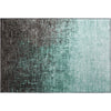 Piper Looms Mayfield Ombre AMF1066 Teal Machine Washable Area Rug Scatter Main Image